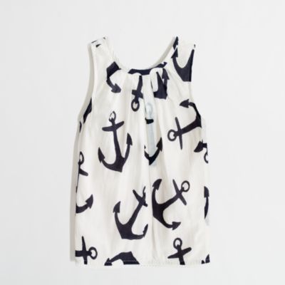 Factory girls' airy tank