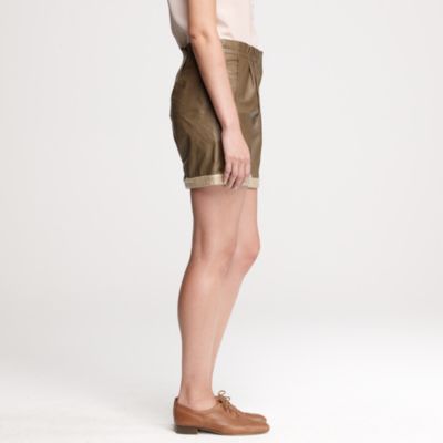 Lightweight leather short