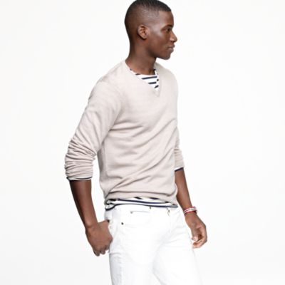Tall merino V-neck sweater
