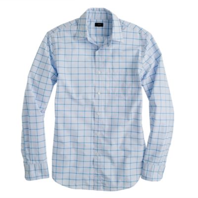 Secret Wash shirt in bright surf check