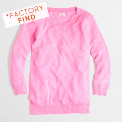 Factory textured Charley sweater in neon