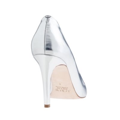 Everly mirror metallic pumps