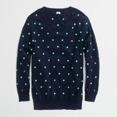 Factory polka-dot pullover