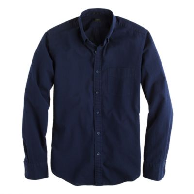 Slim seersucker stripe shirt