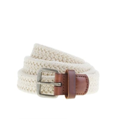 Cotton braided belt