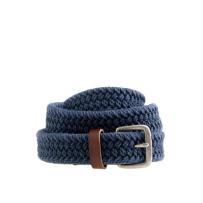 Cotton braided belt
