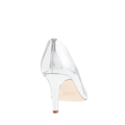 Miri midheel mirror metallic pumps