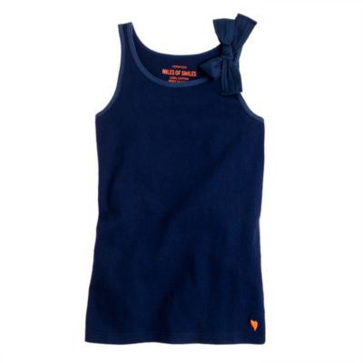Girls' bow tank