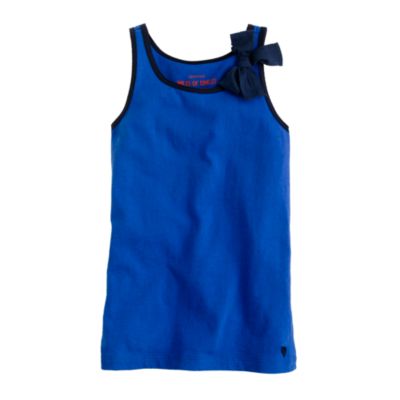 Girls' bow tank