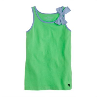Girls' bow tank