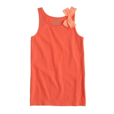 Girls' bow tank