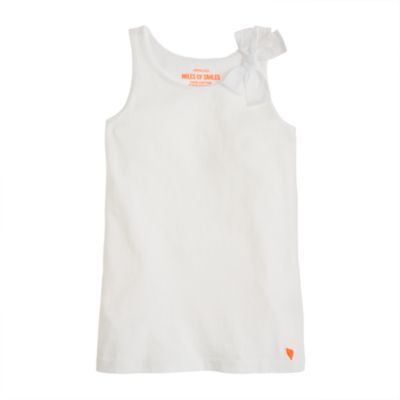 Girls' bow tank