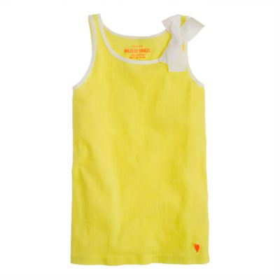 Girls' bow tank