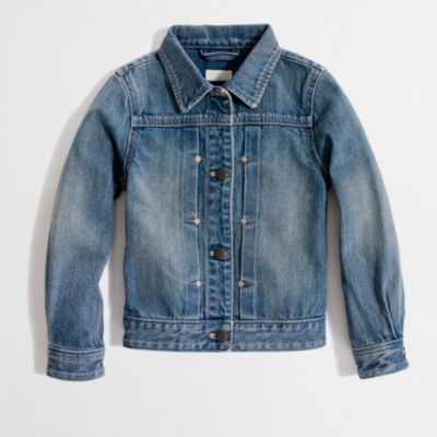 Factory girls' classic denim jacket