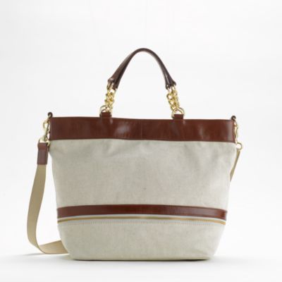 Factory exhibitor canvas tote