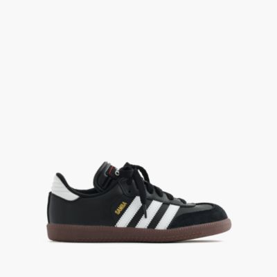 Kids' Adidas&reg; Samba&reg; sneakers with red tongue stitch
