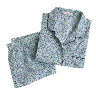 Liberty vintage short pajama set in Phoebe floral