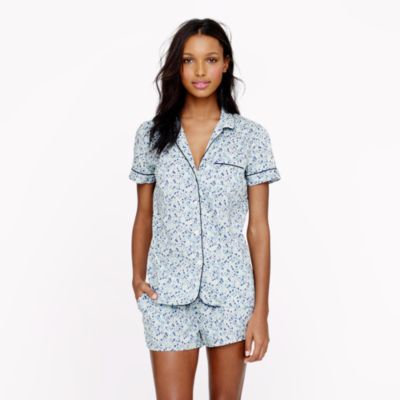 Liberty vintage short pajama set in Phoebe floral