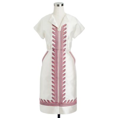 Collection embroidered dolman dress