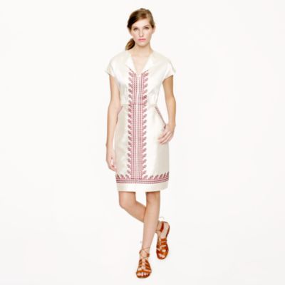 Collection embroidered dolman dress