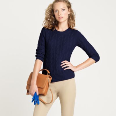 Cashmere cable sweater