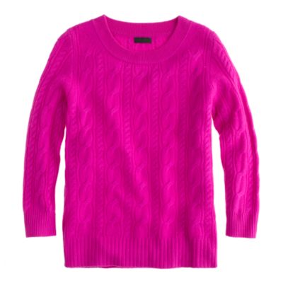 Collection cashmere cable sweater
