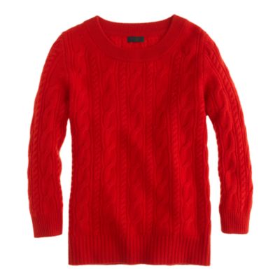 Collection cashmere cable sweater