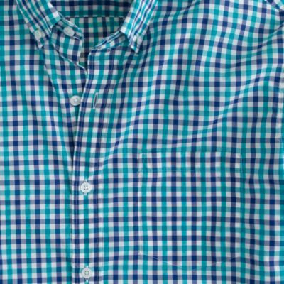 Tall lightweight shirt in Havana blue check