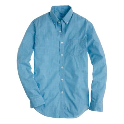 Tall lightweight shirt in bright surf gingham