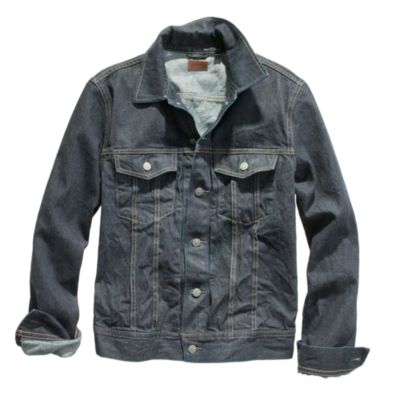 Denim jacket in medium worn wash