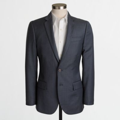 Factory Thompson two-button suit jacket with double vent in wool