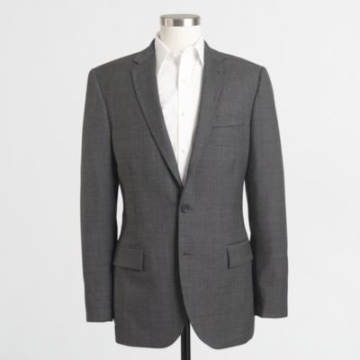 Factory Thompson two-button suit jacket with double vent in wool