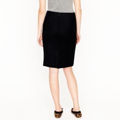 Petite pencil skirt in wool