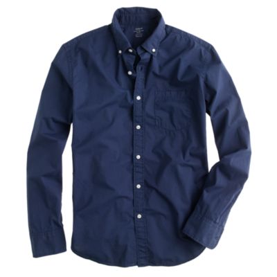 Tall lightweight garment-dyed shirt