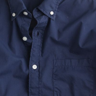 Lightweight garment-dyed shirt