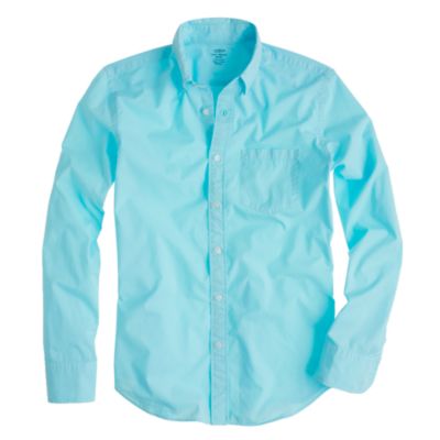Lightweight garment-dyed shirt
