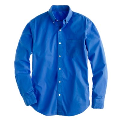Lightweight garment-dyed shirt