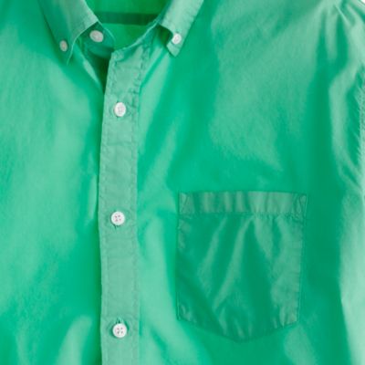 Lightweight garment-dyed shirt
