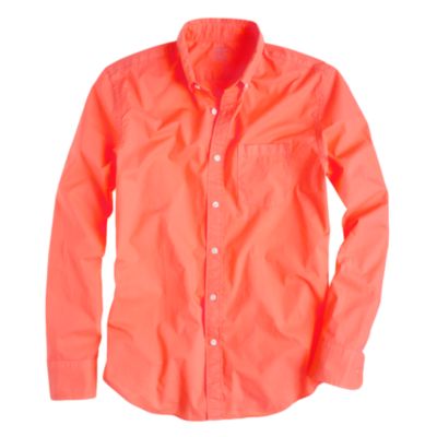 Lightweight garment-dyed shirt