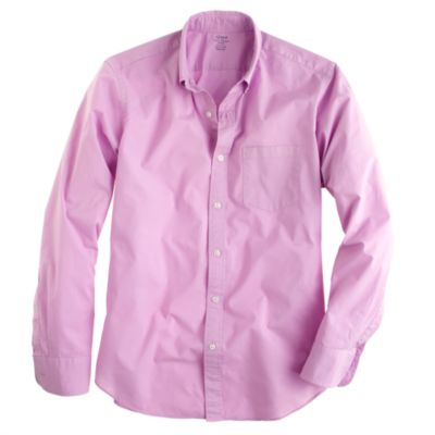 Lightweight garment-dyed shirt