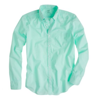 Lightweight garment-dyed shirt