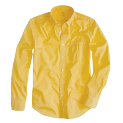 Lightweight garment-dyed shirt