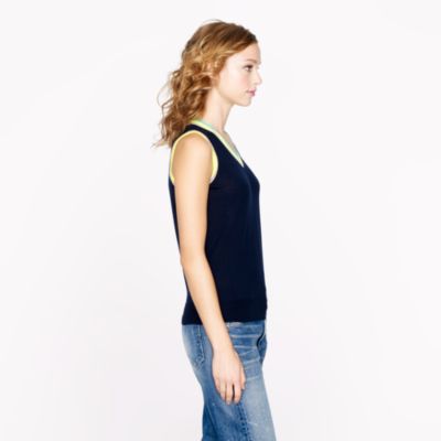 Lightweight merino shell with neon trim