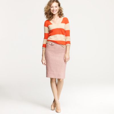 Petite No. 2 pencil skirt in vintage tweed