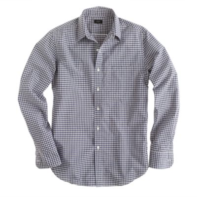 Secret Wash shirt in mini tattersall