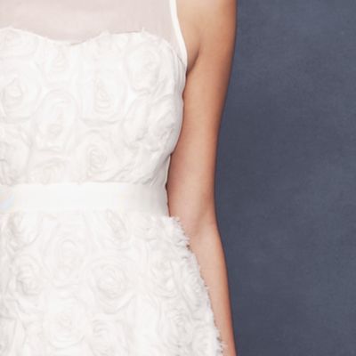 Rosebloom tea-length dress