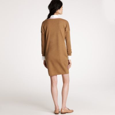 Dolman-sleeve sweater-dress