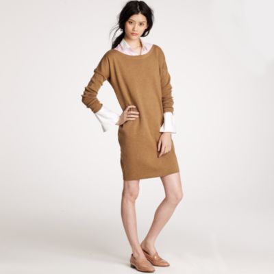 Dolman-sleeve sweater-dress