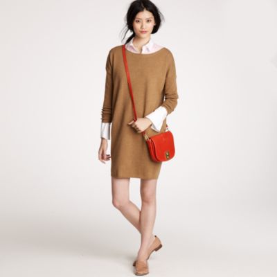 Dolman-sleeve sweater-dress