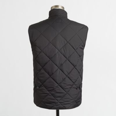 Factory quilted layering vest